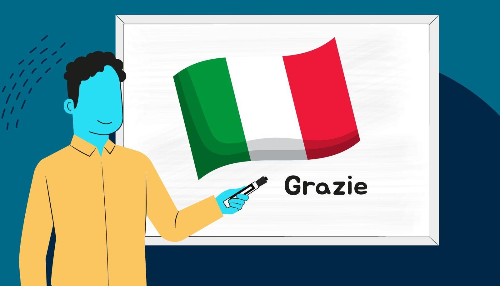 thank you in italian